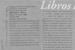 La Poética del tiempo: ética y estética de la narración.