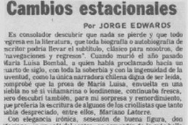 Cambios estacionales