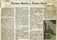 Poemas diarios y poesia anual