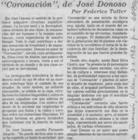 "Coronación", de José Donoso