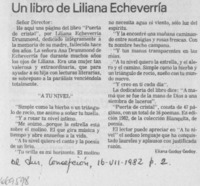 Un libro de Liliana Echeverría