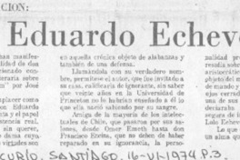 Don Eduardo Echeverría