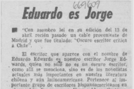 Eduardo es Jorge