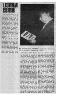 L. Corvalán escritor.