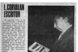 L. Corvalán escritor.