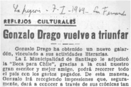 Gonzalo Drago vuelve a triunfar