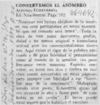 Conservemos el asombro.