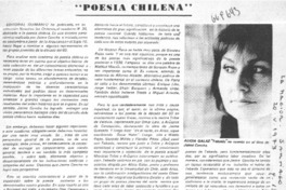 Poesía chilena"