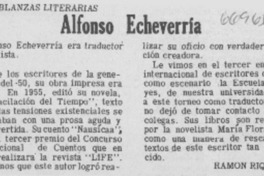 Alfonso Echeverría