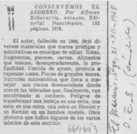 Conservemos el asombro.