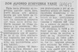 Don Alfonso Echeverría Yañez.