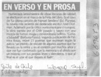 En verso y en prosa