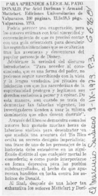 Para aprender a leer al Pato Donald