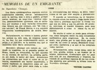 Memorias de un emigrante