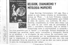 Religión, chamanismo y mitología mapuches