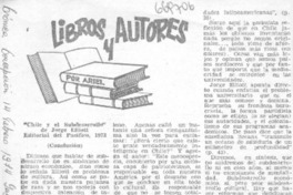 Chile y el subdesarrollo