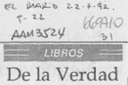 De la verdad a la ficción.