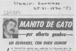 Un Edwards, con buen humor
