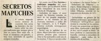 Secretos mapuches.