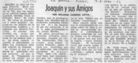 Joaquín y sus amigos