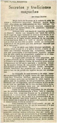Secretos y tradiciones mapuches