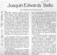 Joaquín Edwards Bello