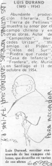 Luis Durand.