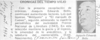Crónicas del tiempo viejo