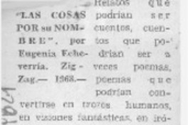 Las cosas por su nombre.