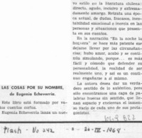 Las cosas por su nombre.