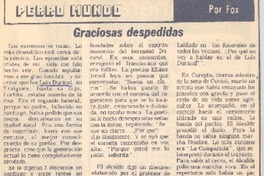 Graciosas despedidas