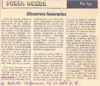 Discursos funerarios