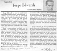 Dos recursos por libro de Jorge Edwards.