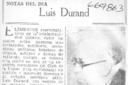 Luis Durand