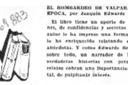 El Bombardeo de Valparaíso.