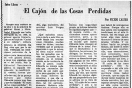 El cajón de las cosas perdidas