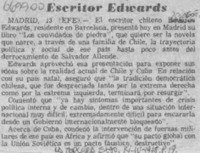 Escritor Edwards.