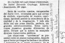 El Cajón de las cosas perdidas.