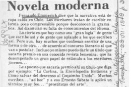 Novela moderna.