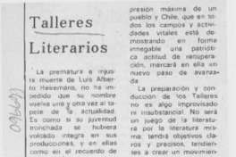 Talleres literarios