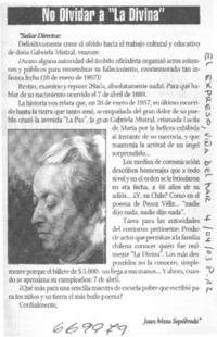 No olvidar a "La divina"