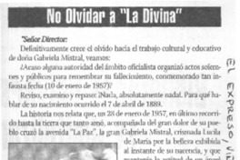 No olvidar a "La divina"