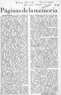 Páginas de la memoria