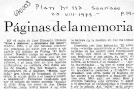 Páginas de la memoria