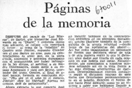 Páginas de la memoria