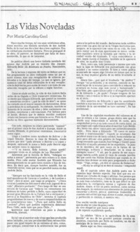 Las vidas noveladas
