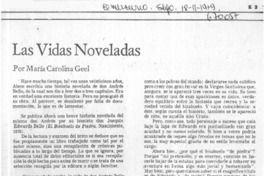 Las vidas noveladas