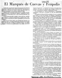 El Marqués de Cuevas y Feópolis