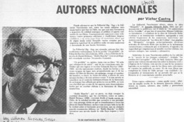 Autores nacionales