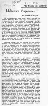 Jubilaciones vergonzosas